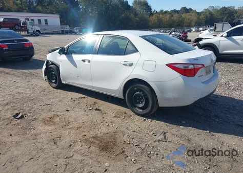 2015 Toyota Corolla Le z USA, uszkodzony, nr VIN 2T1BURHE0FC372499